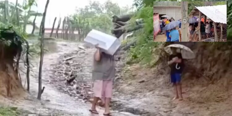¡Tragedia en Guerrero! Bebé muere arrastrado por el río durante el paso del huracán erick