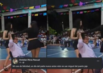 “Papá feliz”: el presidente de San Miguel del Puerto celebra con show de edecanes mientras su municipio arde en focos rojos