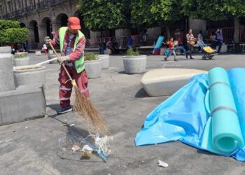 ¿Qué dejó la CNTE tras levantar su plantón en el Zócalo?