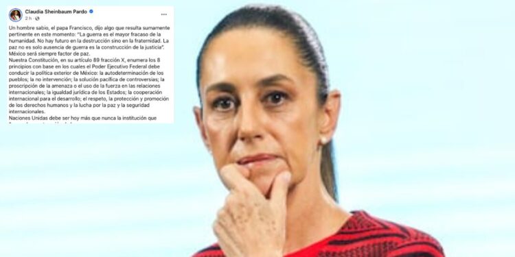 “La guerra es el mayor fracaso de la humanidad”: Sheinbaum llama a la paz tras ataque de Trump a Irán