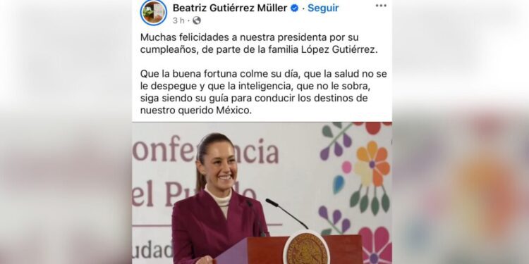 “La inteligencia que no le sobra”: el comentario que incendió las redes en el cumpleaños de Sheinbaum