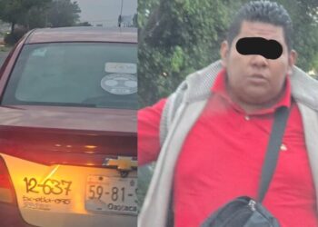 ¡Otro caso de violencia vial! Taxista de Etla intenta agredir a una mujer tras cerrarle el paso