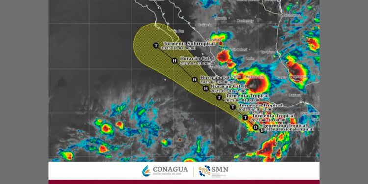 Tormenta tropical “Flossie” podría convertirse en huracán este lunes; alertan por lluvias intensas en Oaxaca