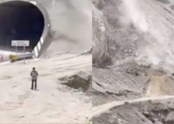 Remueven escombros en túnel de la Mitla–Tehuantepec pese al riesgo de nuevos derrumbes