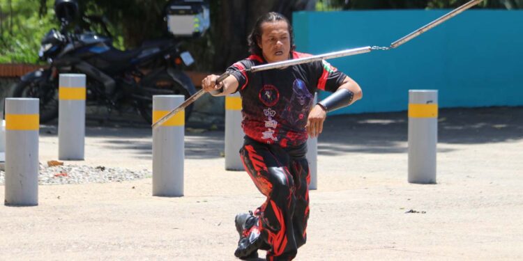Fotos: Leobardo García Reyes // El Shifu Héctor Hugo Gijón Carmona encabezó las actividades.