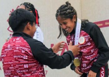Atleta huajuapeña logra oro en Olimpiada Nacional 2025