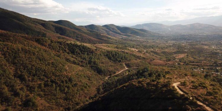 La vista espectacular desde Etla es muy atractiva e inspira una gran tranquilidad.