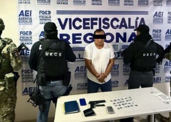 Las autoridades detuvieron a un hombre identificado como G.E.N.V.