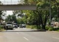 Transportistas se concentraron en inmediaciones de la Carretera Federal 190 desde el Monumento a Juárez hasta el crucero de Tlalixtac.