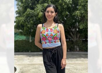 Foto: INBAL // Andrea Gómez obtuvo este primer premio con su obra Xaga tlhaz ("Mejillas de durazno").