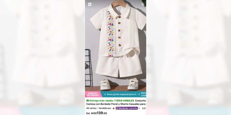 Foto: cortesía // Destacaron que esos bordados son de máquinas industriales y vender una prenda artesanal en 139 pesos no es lógico.