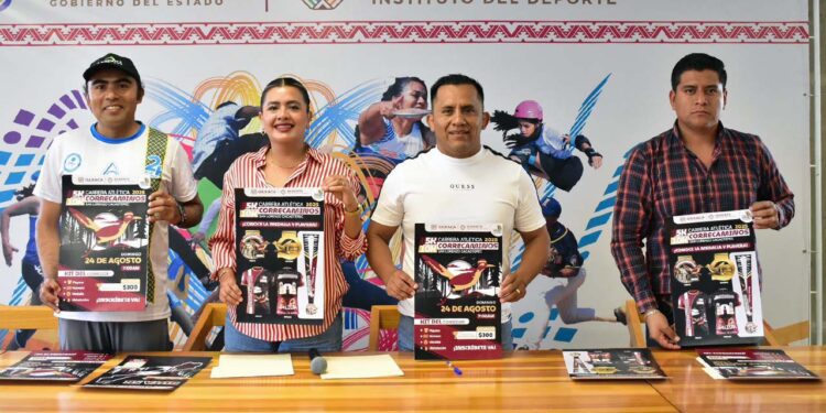 Fue presentada la Carrera Correcaminos de San Lorenzo Cacaotepec.