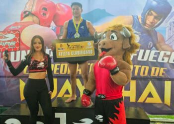 Jhoset Said Cernas García se quedó con la medalla de oro y con ello, el boleto al Panamericano de Muay Thai.