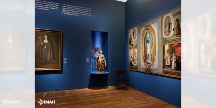 En España se conservan más de mil piezas guadalupanas; cerca de 70 integran la muestra.