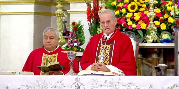 Foto: captura de pantalla // Llamó a elevar las oraciones para que las y los connacionales mexicanos superen los problemas.