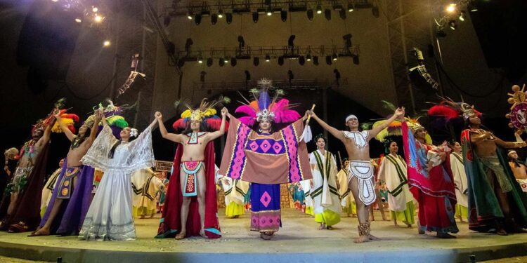 Foto: cortesía // La leyenda de la princesa Donají, un espectáculo de música, danza y luces.