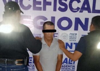 Andrés S. C. de 38 años fue trasladado a la comandancia de Sola de Vega.