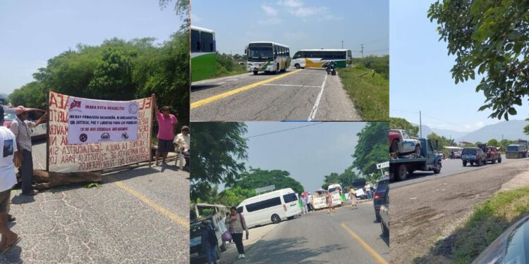 ¡Colapsa la movilidad en el Istmo! Cuatro bloqueos carreteros paralizan Oaxaca