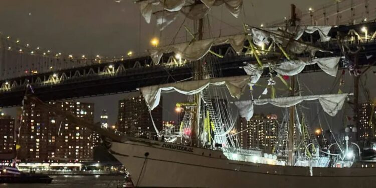 Daños del Buque Cuauhtémoc en Nueva York superan los 500 mil dólares