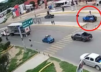 Foto: imagen del C4 // La Fiscalía del Estado, a través que las cámaras del C4, dio a conocer que los sicarios iniciaron una persecución contra Juan Yavhé Luis Villaseca, desde la Central de Abasto hasta el Parque del Amor, donde fue ejecutado junto con su familia.