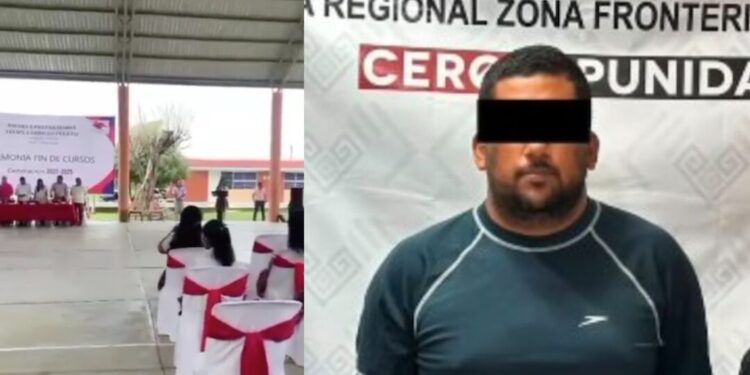 ¡Caen los muros del silencio! Detienen a maestro acusado de acoso sexual tras denuncia pública en clausura escolar