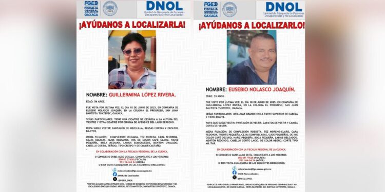 ¡Se esfuma matrimonio en Tuxtepec! 15 días sin rastro y sin avances en la investigación