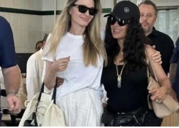 Salma y Angelina Jolie en Veracruz; ¿a la Guelaguetza? “secreto, secreto”