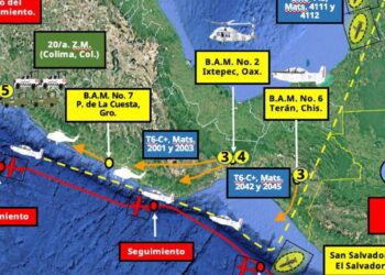 Parten de Cd Ixtepec helicópteros que interceptan narconave de CA