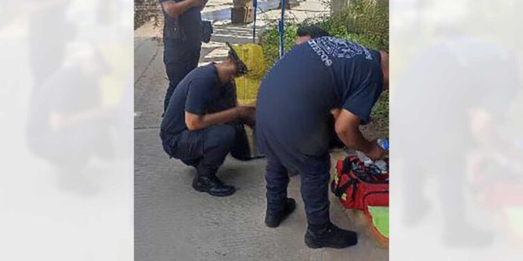 El hombre de 26 años de edad, se encontraba en la calle Mártires del 68.
