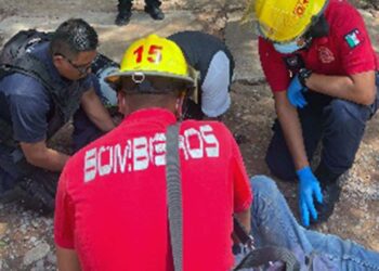 El joven presentaba dolor en cervical y pelvis.