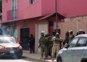 El operativo ocurrió en un domicilio ubicado en la privada Benito Juárez, entre las calles Norte 1 y 5 de Febrero.