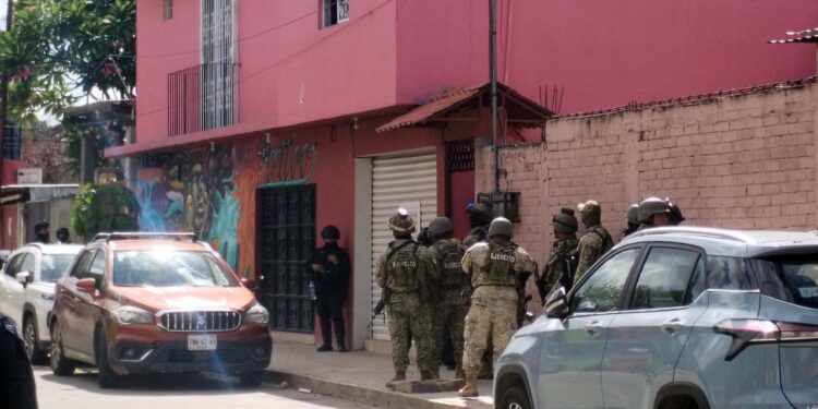 El operativo ocurrió en un domicilio ubicado en la privada Benito Juárez, entre las calles Norte 1 y 5 de Febrero.