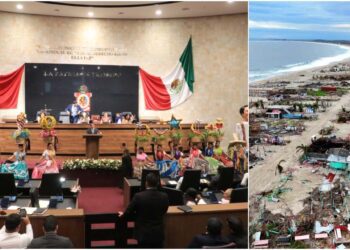 Fiesta en el Congreso del Estado con desolación en la Costa
