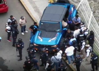 Foto: Archivo El Imparcial // Juan Yavhé Luis Villaseca, ejecutado en el Parque del Amor, otra víctima de la guerra entre transportistas.