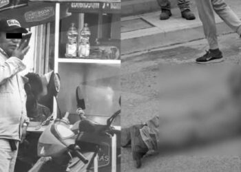 La escena fue asegurada por elementos de seguridad.