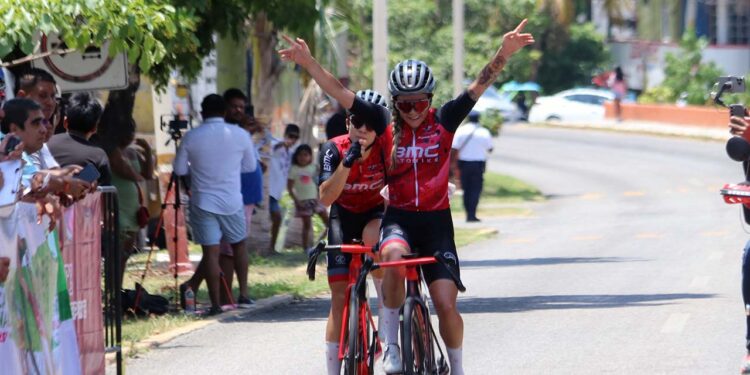 Lorena Villamizar, de Pato Bike, ganadora de la cuarta etapa.