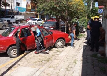 Los hechos sucedieron en la calle 2 de abril, esquina Victoria de la colonia Centro Huajuapan.