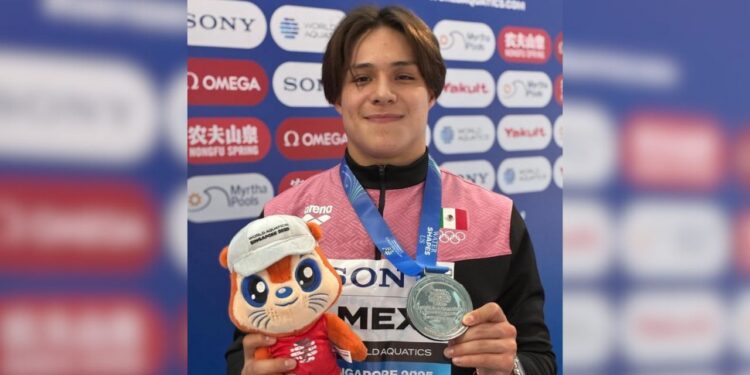Osmar Olvera hace historia para México con cinco medallas en Mundiales de Clavados