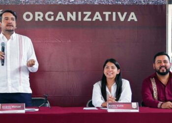 Andy en Oaxaca se placea en Oaxaca; ajusta tuercas en Morena