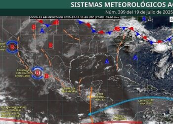Continuarán lluvias aisladas, actividad eléctrica y vientos en Oaxaca durante este sábado