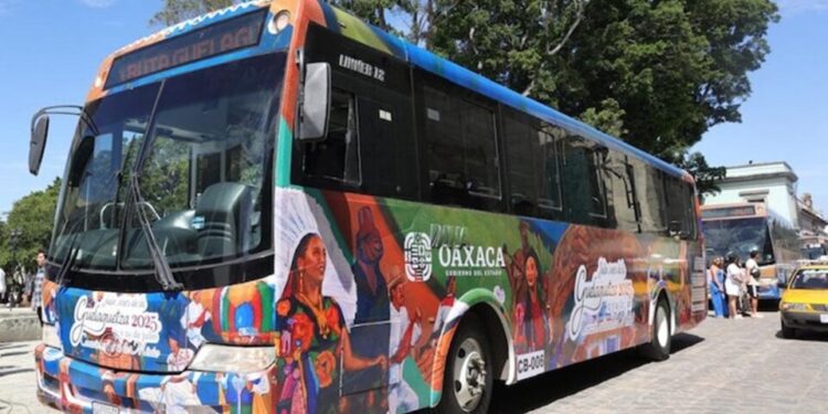 El 1 de julio fueron inauguradas las rutas del Citybus que conducen a las sedes de los eventos por Guelaguetza.