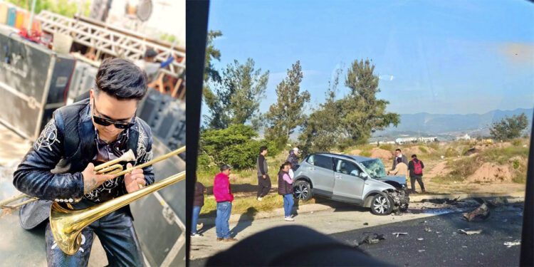 Claman por recuperar el trombón de músico accidentado en Nochixtlán