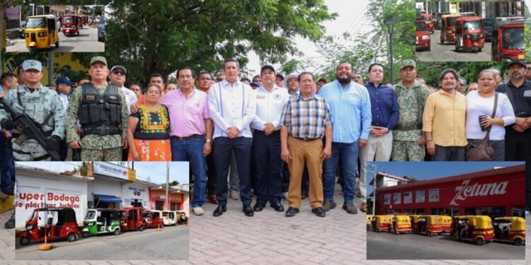 Arranca reordenamiento de mototaxis en Juchitán para frenar delitos y recuperar la paz en el Istmo