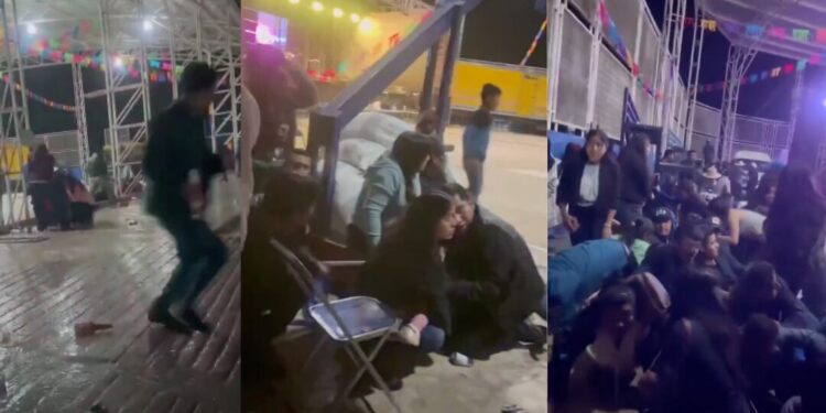 ¡Celebración termina en terror! Tiroteo en fiesta patronal de Santiago Amoltepec deja un herido