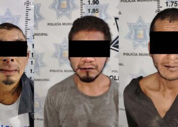 Aseguran a cinco presuntos ladrones de domicilios en la agencia Santa Teresa, perteneciente a Huajuapan.