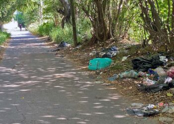 La redacción de EL IMPARCIAL recibió fotografías de evidencia ante la falta de recolección de desechos en el camino a Coyotepec.