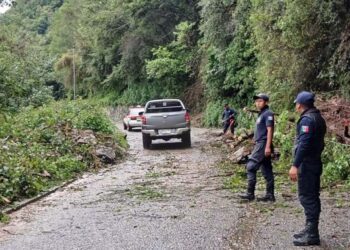 Reportan derrumbes y deslaves en las carreteras Huautla -Teotitlán y Huautla-Jalapa de Díaz.