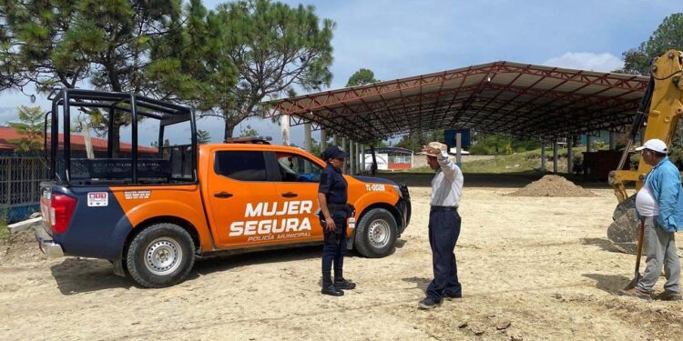 Se han desplazado más de 80 elementos para los trabajos de seguridad en Tlaxiaco.