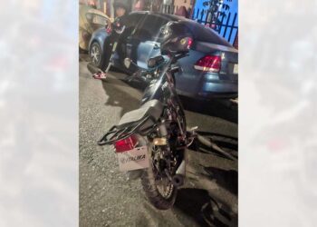 Al parecer conducía su moto alcoholizado.