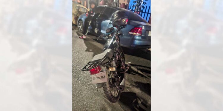 Al parecer conducía su moto alcoholizado.